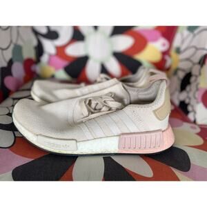 Adidas Women's Shoes NMD R1 Beige Pink Running Sneakers US 8
